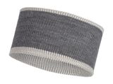 Buff Cross Knit Headband solid light grey