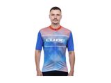 Cube Teamline Jersey Competition SS M white/blue/red
