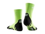 CEP Krátke Ponožky Ultralight flash green/black