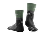 CEP Vysoké Outdoor Ponožky Merino green/grey