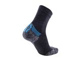 UYN Man Winter Pro Running Socks anthracite/azure