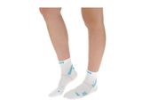 UYN Veloce Woman Running Socks white/turquoise