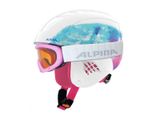 Alpina Carat Helmet white/pink