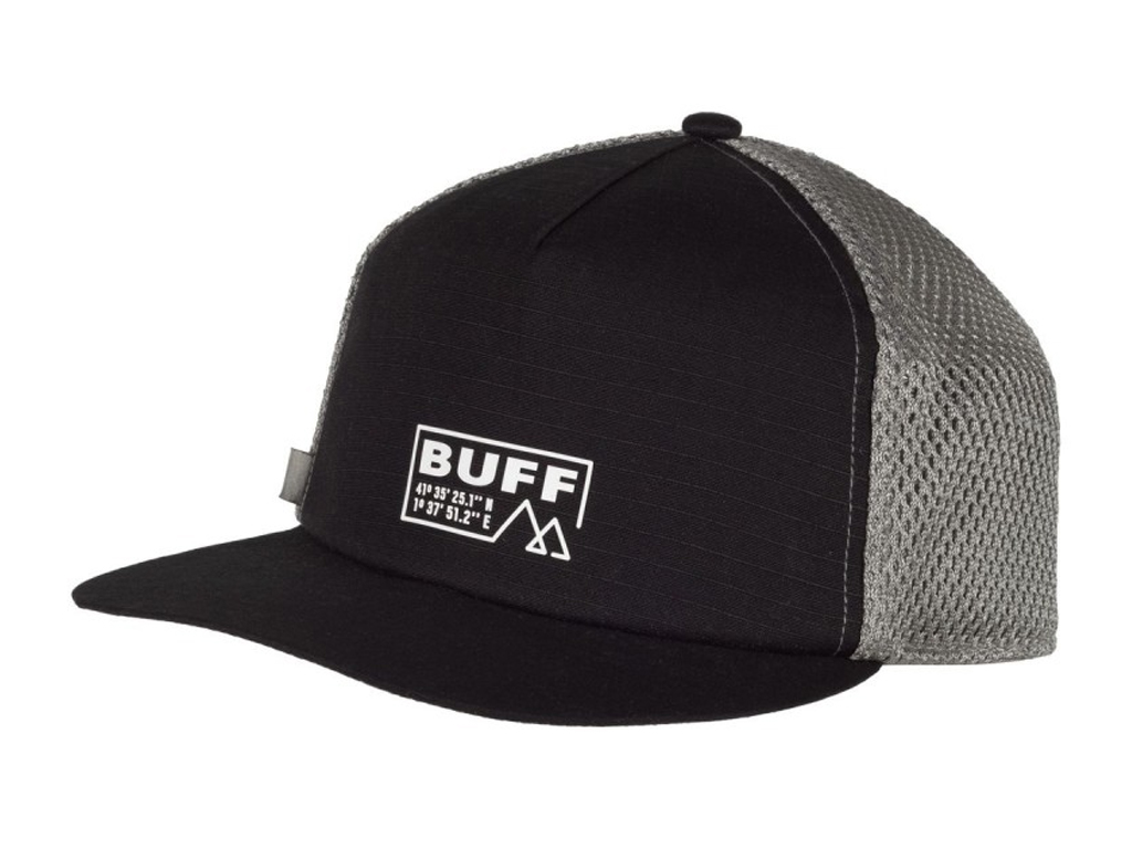 Buff Pack Trucker Cap solid black