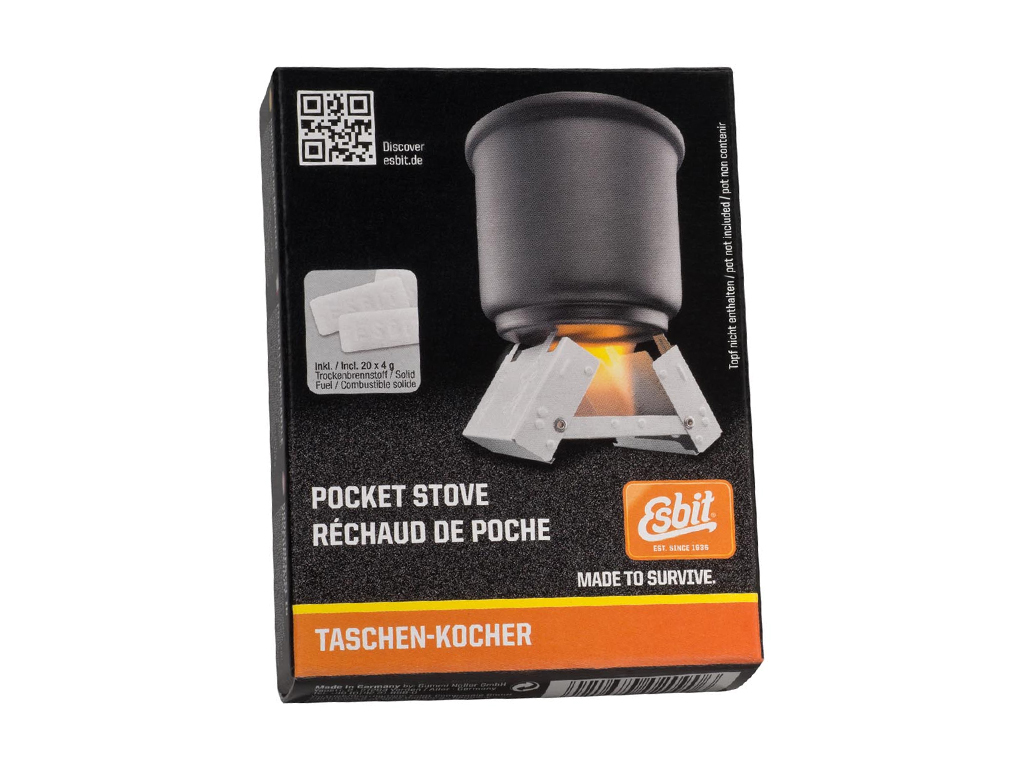 Esbit Pocket Stove With 16 x 5g Fuel