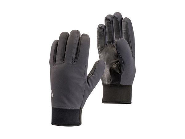 Black Diamond Midweight Softshell Gloves smoke