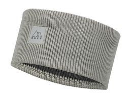 Buff Cross Knit Headband solid light grey