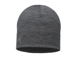 Buff LW Merino Wool Hat solid grey