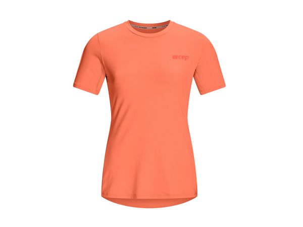 CEP Run Short Sleeve Shirt W coral