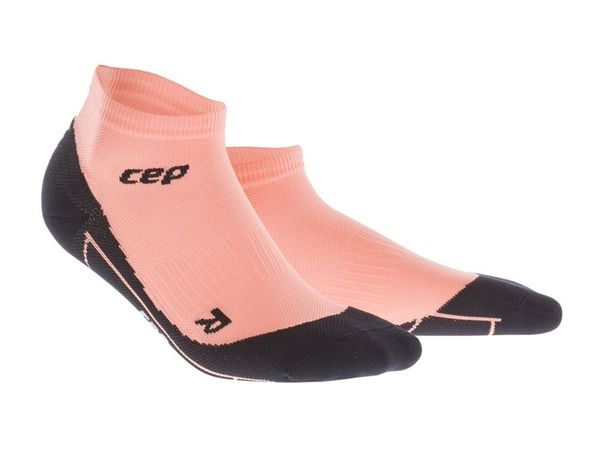 CEP členkové ponožky fitness dámske pastel/koral