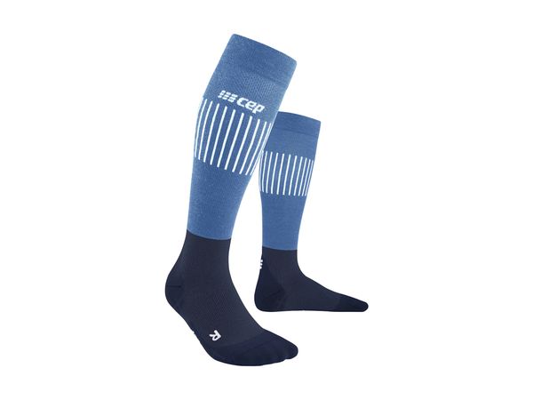 CEP Ultralight Tall Compression Socks M light blue/blue