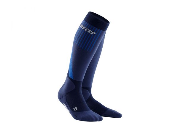 CEP Ski Touring Compression Socks M blue