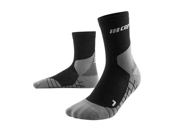 CEP Hiking Light Merino Mid Cut Compression Socks M black