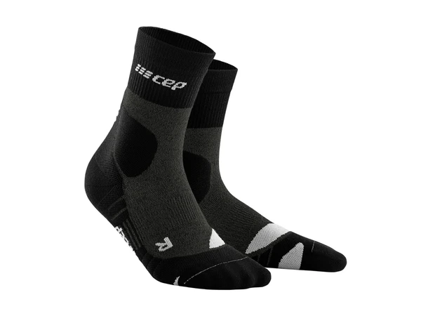 CEP Merino Mid Cut Compression Socks M stonegrey/grey