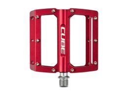 Cube All Mountain Flat Pedals red