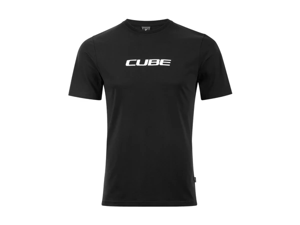 Cube Organic T-Shirt Classic Logo black/white
