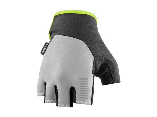 Cube Gloves Short finger X Natural Fit grey/yellow
