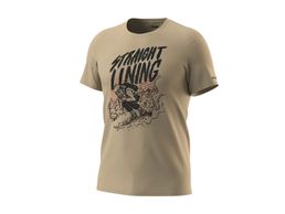 Dynafit 24/7 Artist Series Cotton T-Shirt Men rock khaki/straight lining