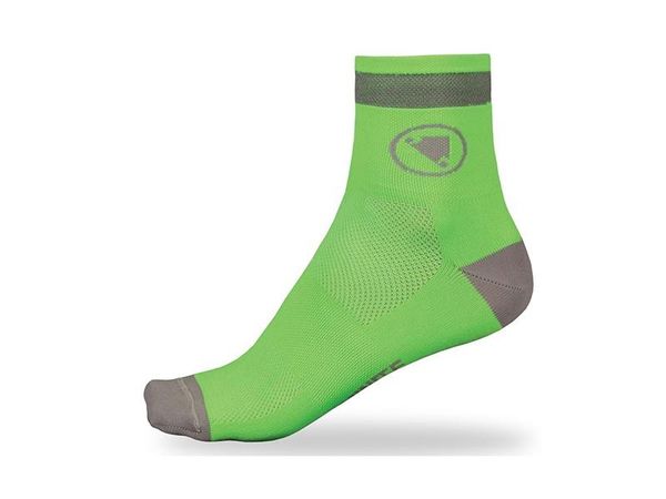 Endura Luminite 2-Pack Sock Hi-Viz green