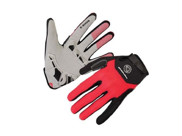 Endura Singletrack Plus Gloves red
