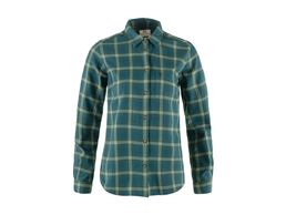 Fjällräven Övik Flannel Shirt W deep sea/deep patina