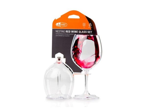 GSI Nesting Red Wine Glass Set 2ks