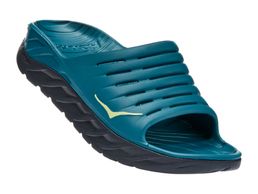 Hoka One One M Ora Recovery Slide 2 blue coral/butterfly