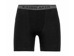 Icebreaker Mens Anatomica Long Boxers black