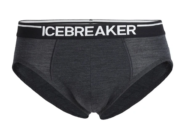 Icebreaker Mens Anatomica Briefs jet heather