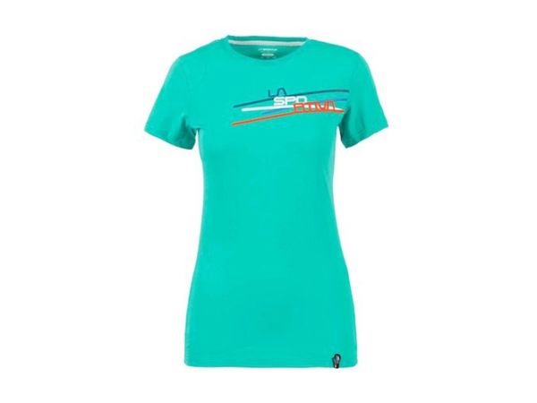 La Sportiva Stripe 2.0 T-Shirt W aqua