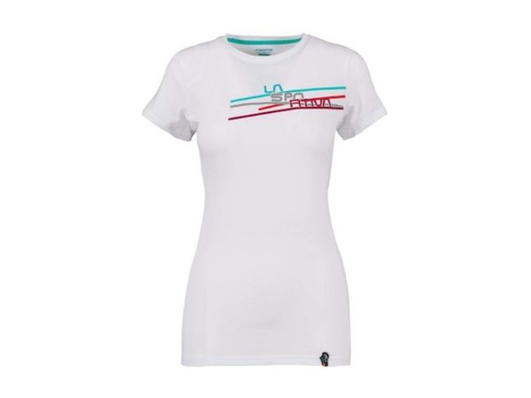 La Sportiva Stripe 2.0 T-Shirt W white/aqua