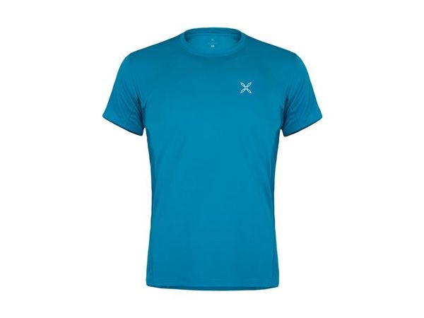 Montura Outdoor World T-Shirt blue ottanio