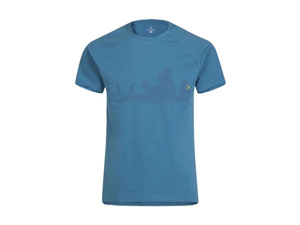 Montura Sporty T-Shirt blu ottanio
