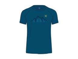 Montura Summit T-Shirt deep blue/lime green