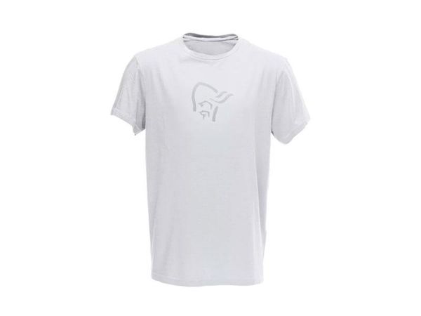 Norrona 29 Cotton Logo T-Shirt M grey melange