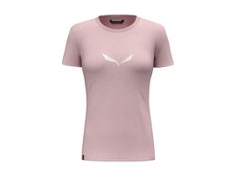 Salewa Solid Logo Dri-Release T-Shirt Women pink zephyr