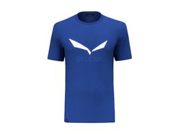Salewa Solid Logo Drirelease T-Shirt M blue/electric melange