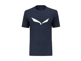 Salewa Solid Logo Dri-Release T-Shirt Men navy blazer