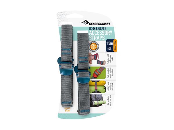 Sea To Summit Accessory Straps 20 mm / 1,5m Hook release