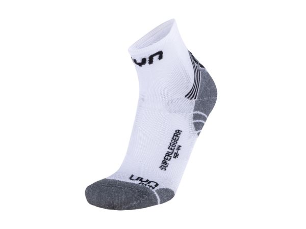 UYN Superleggera Men Running Socks white/grey