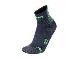 UYN Man Run Fit Socks anthracite/green lime