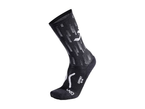 UYN Man Run Support Socks black/grey