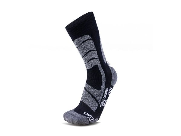 UYN Woman Ski Cross Country Socks black/mouline