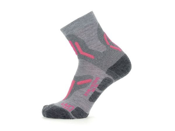 UYN W Trekking 2in Merino Socks light grey/pink