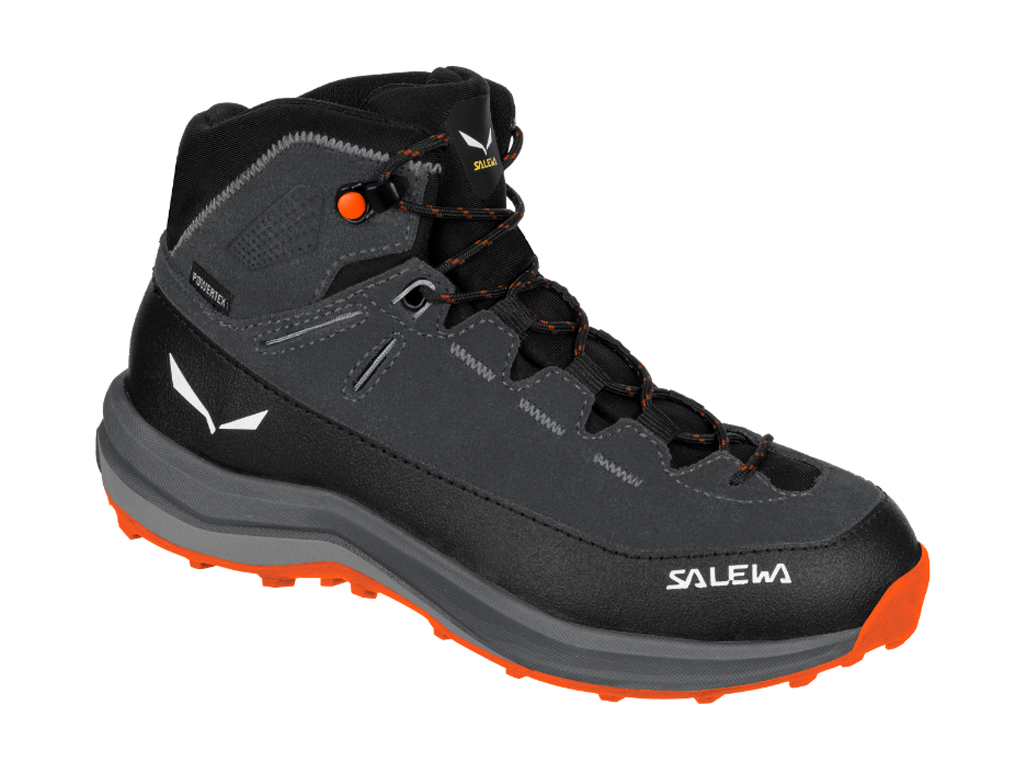 Salewa Mountain Trainer 2 Powertex Mid Boots Kids onyx/alloy