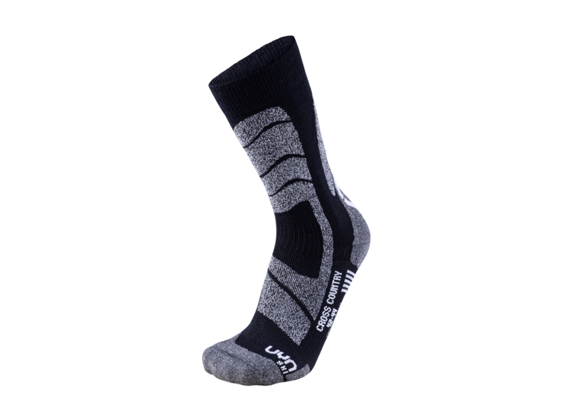 UYN Man Ski Cross Country Socks black/mouline